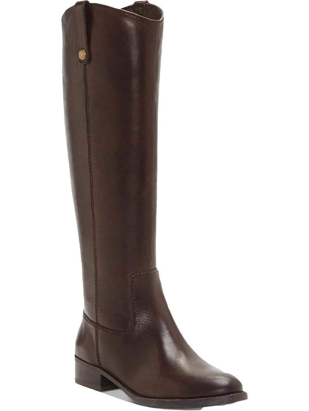 INC International Fawne Concepts Dark Brown Rading Leather Boots Size 6.5